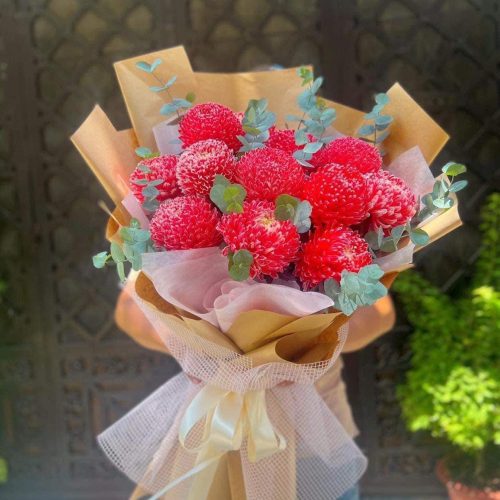 Hoa Bó Cẩm Chướng Đỏ Đà Nẵng