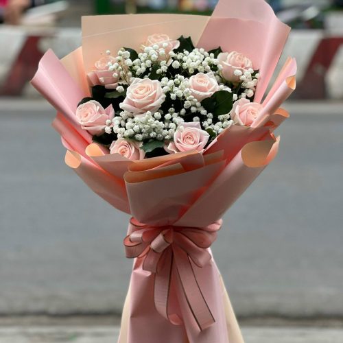 Hoa Bó Hồng Trắng Đà Nẵng