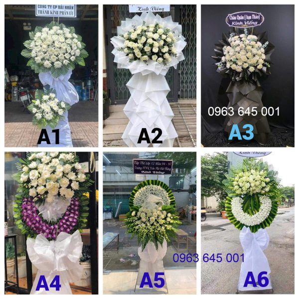 Shop hoa tang lễ ở Đà Nẵng gần đây