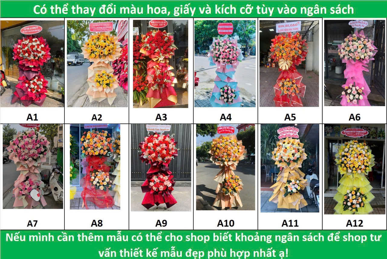 Shop hoa khai trương Đà Nẵng - Hoa Bình An